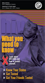 HIV - What You Need to Know brochure