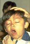 Boy with Pertussis