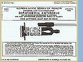 Diphtheria Antitoxin Funds Available