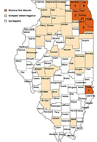 West Nile Map