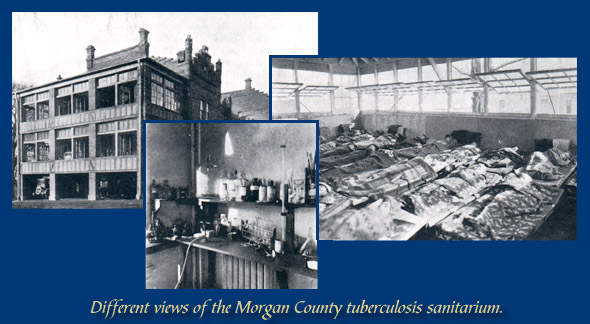 Morgan County nurses at work in a rural school.